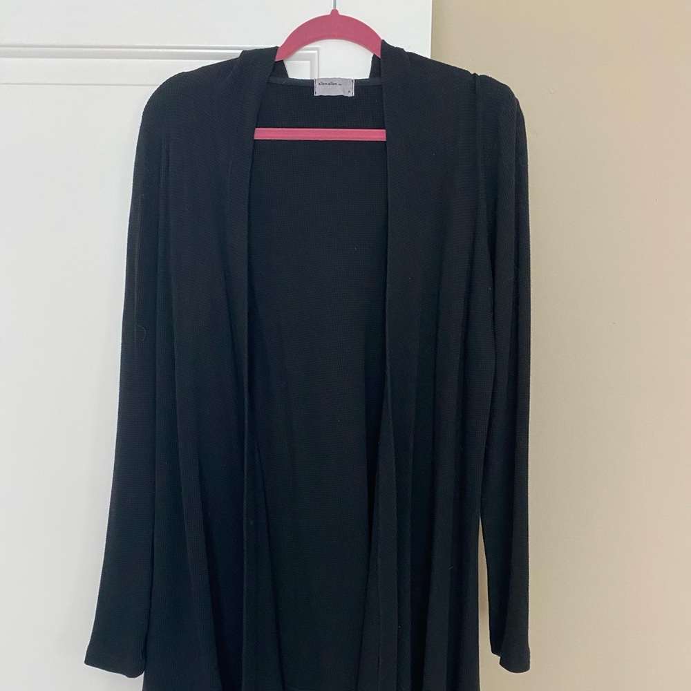 Long black sweater